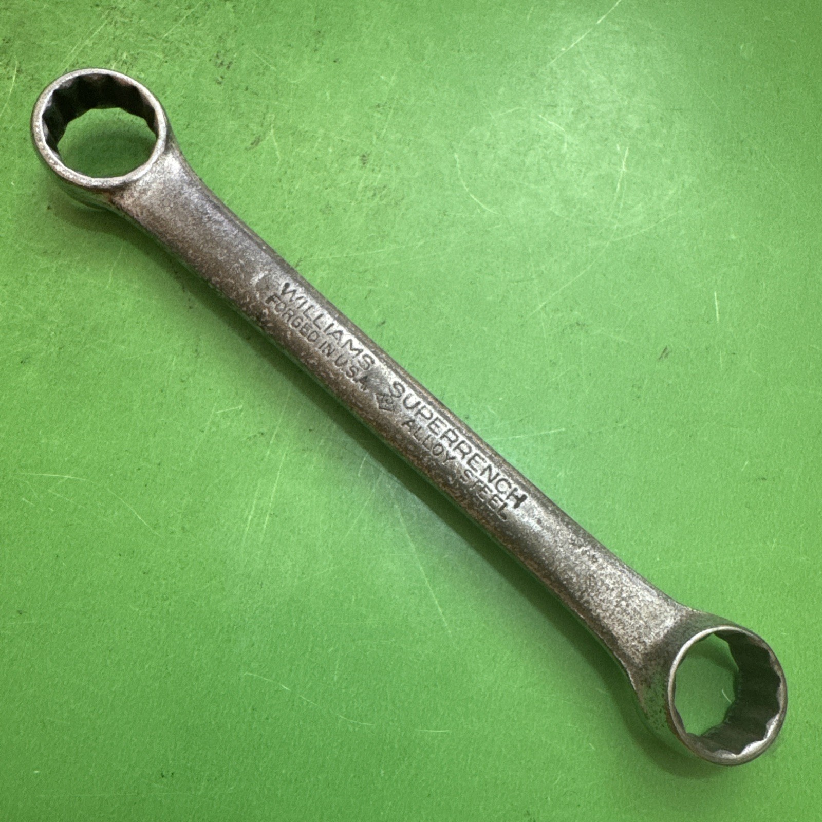 Williams Tools USA SUPERRENCH Box End Wrench SAE Sizes 5/8″ x 9/16″ Model 6727