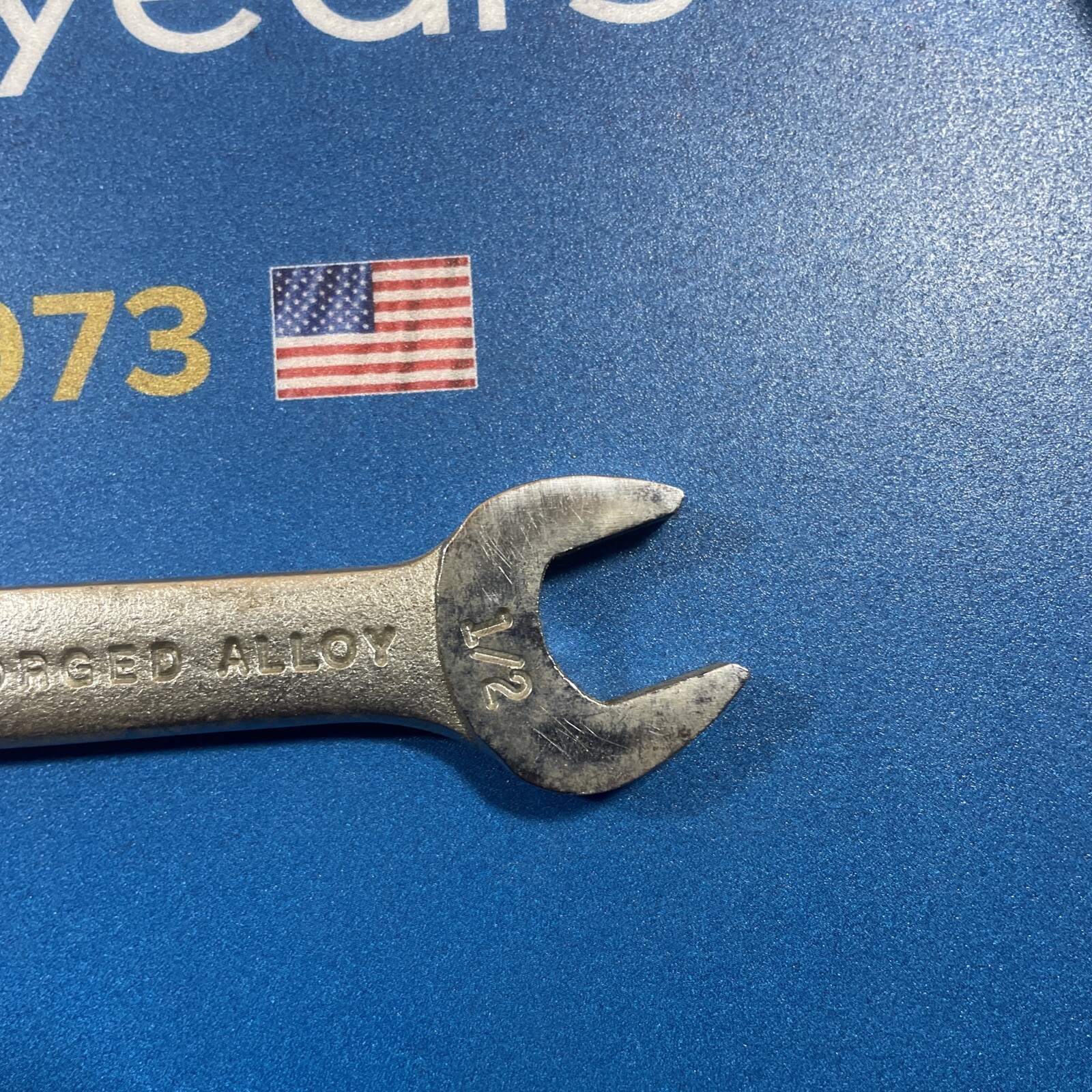 Easco 61 120 Double Open End Wrench Size 5/8 in x 9/16 in USA Tool