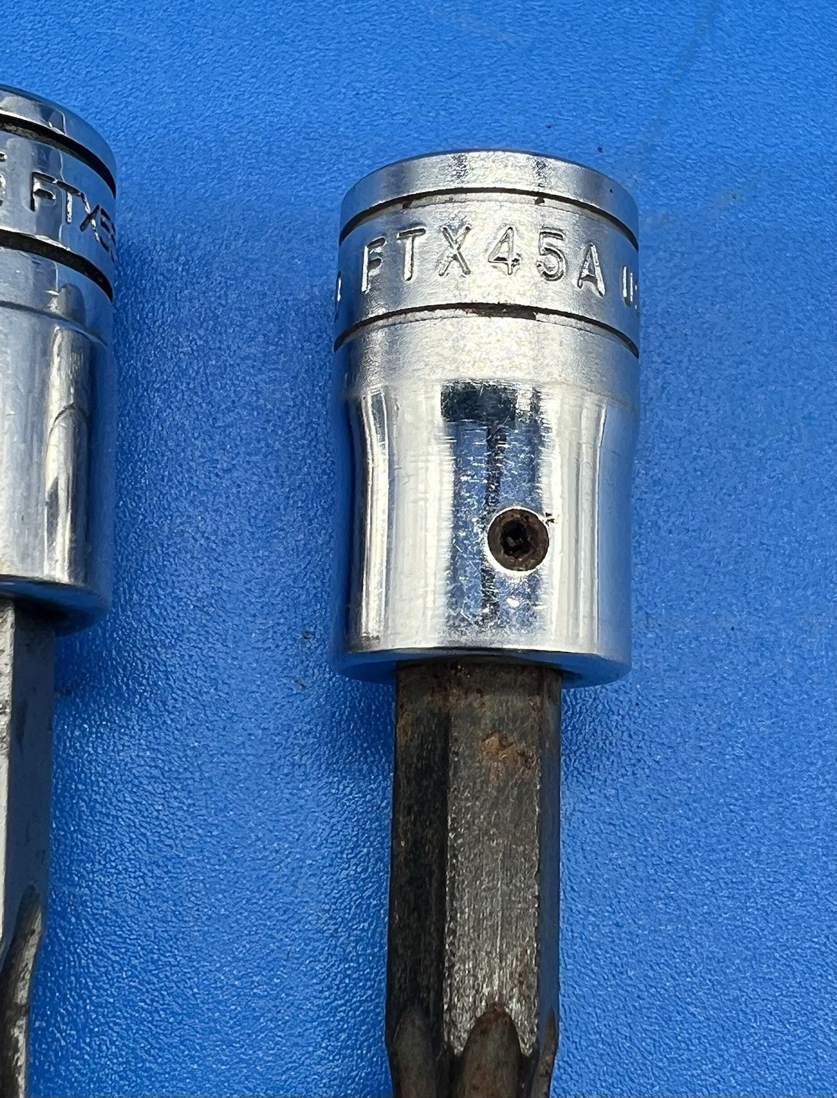 Snap-On FTX55E & FTX45A 3/8″ Drive Torx 2pc LOT Socket Bits