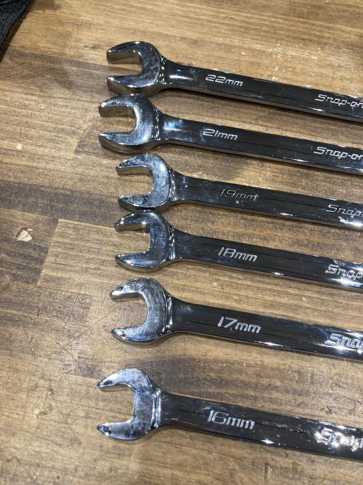 Snap-on OEXM220B – OEXM160B Metric Wrenches 6 Piece Set [Used]