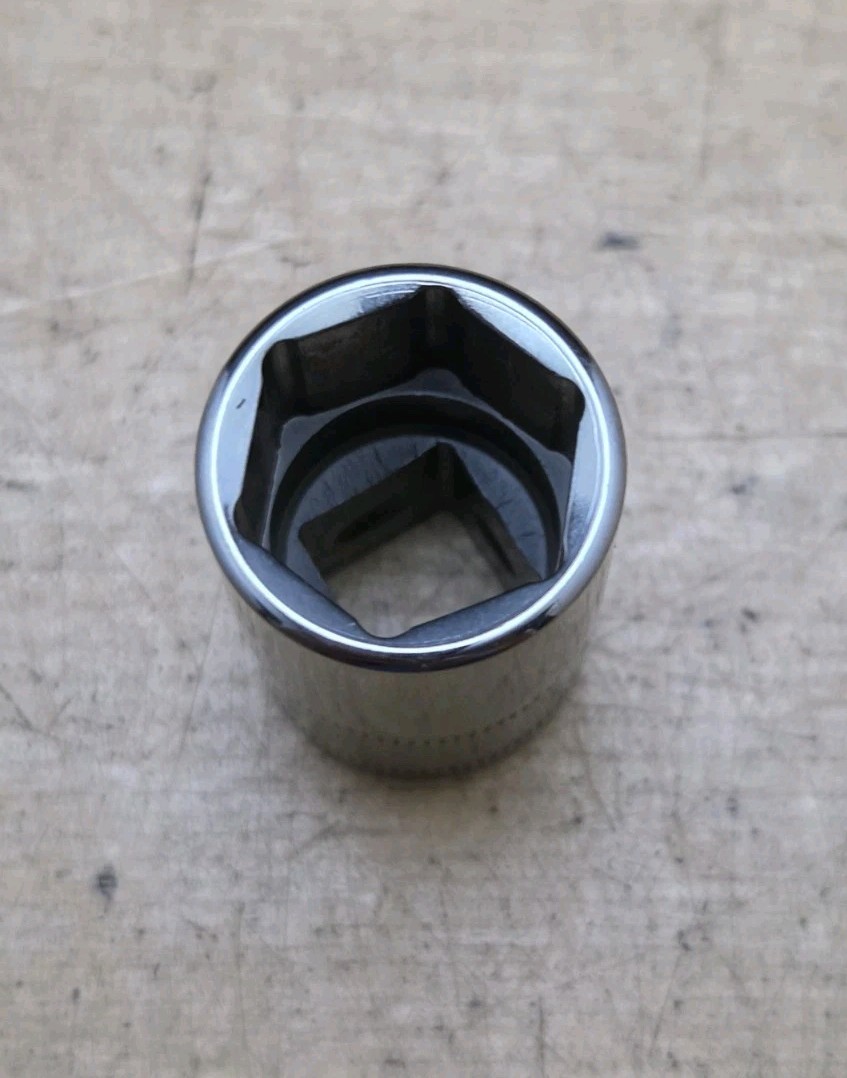 New Snap On FSM151 – 3/8″ Drive 15mm Shallow 6 Pt Chrome Socket