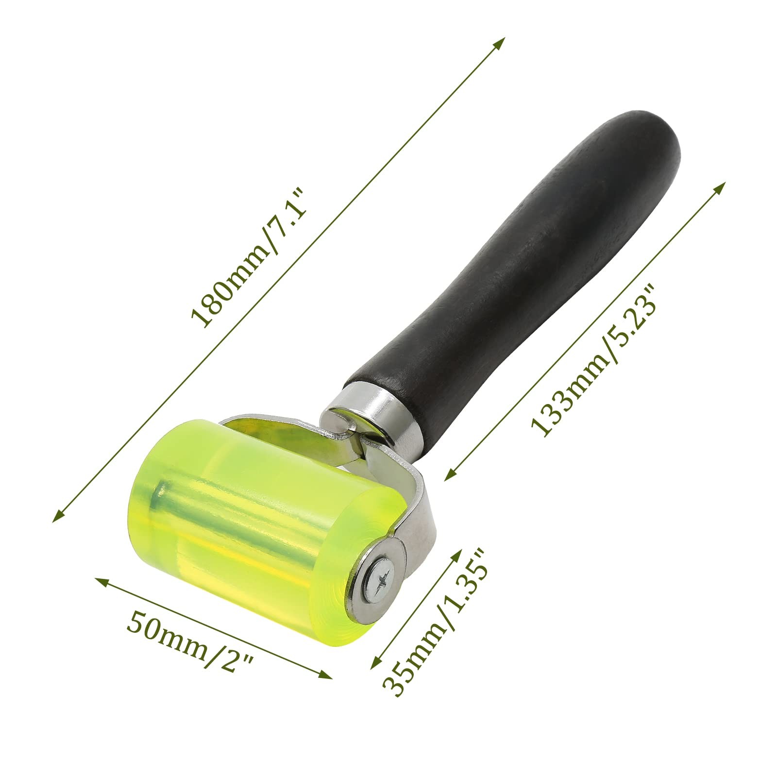 2 Inch Automotive Sound Deadening Seam Roller Rubber Sound Deadener Application