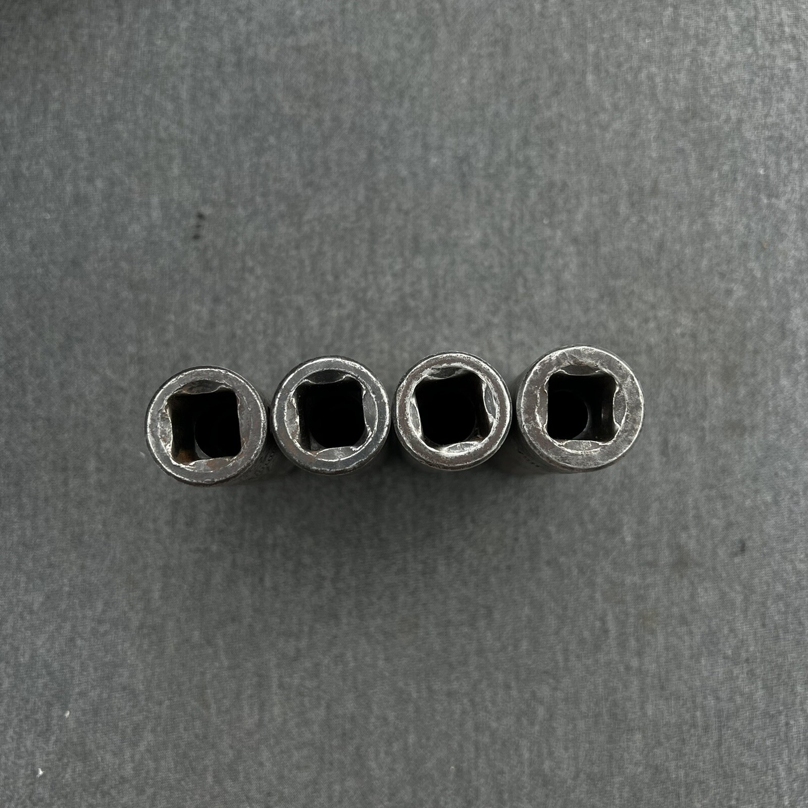 Husky 1/2” Drive Deep 6 Point Metric Impact Socket Set 4 Piece 13,14,15,18mm USA