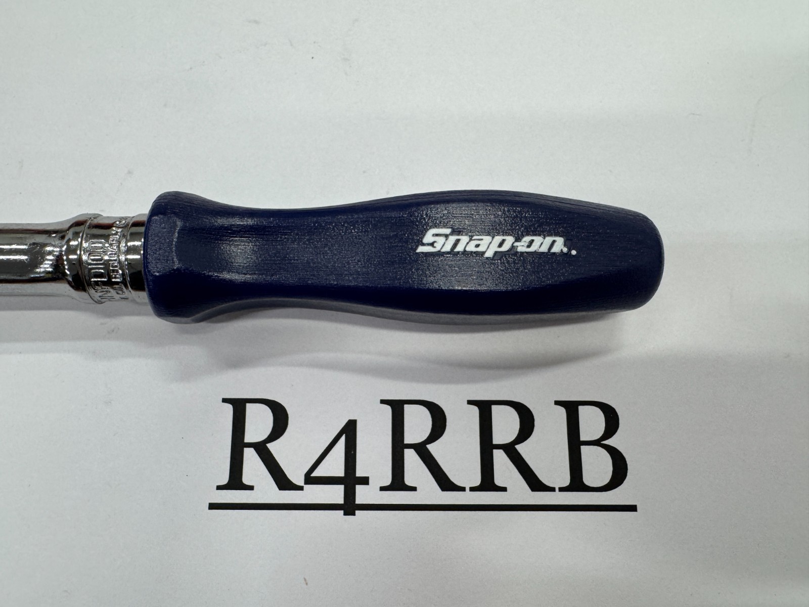 Snap-on Tools CLASSIC BLUE 3/8″ Drive Hard Grip Round Swivel Ratchet FHNFD100DB