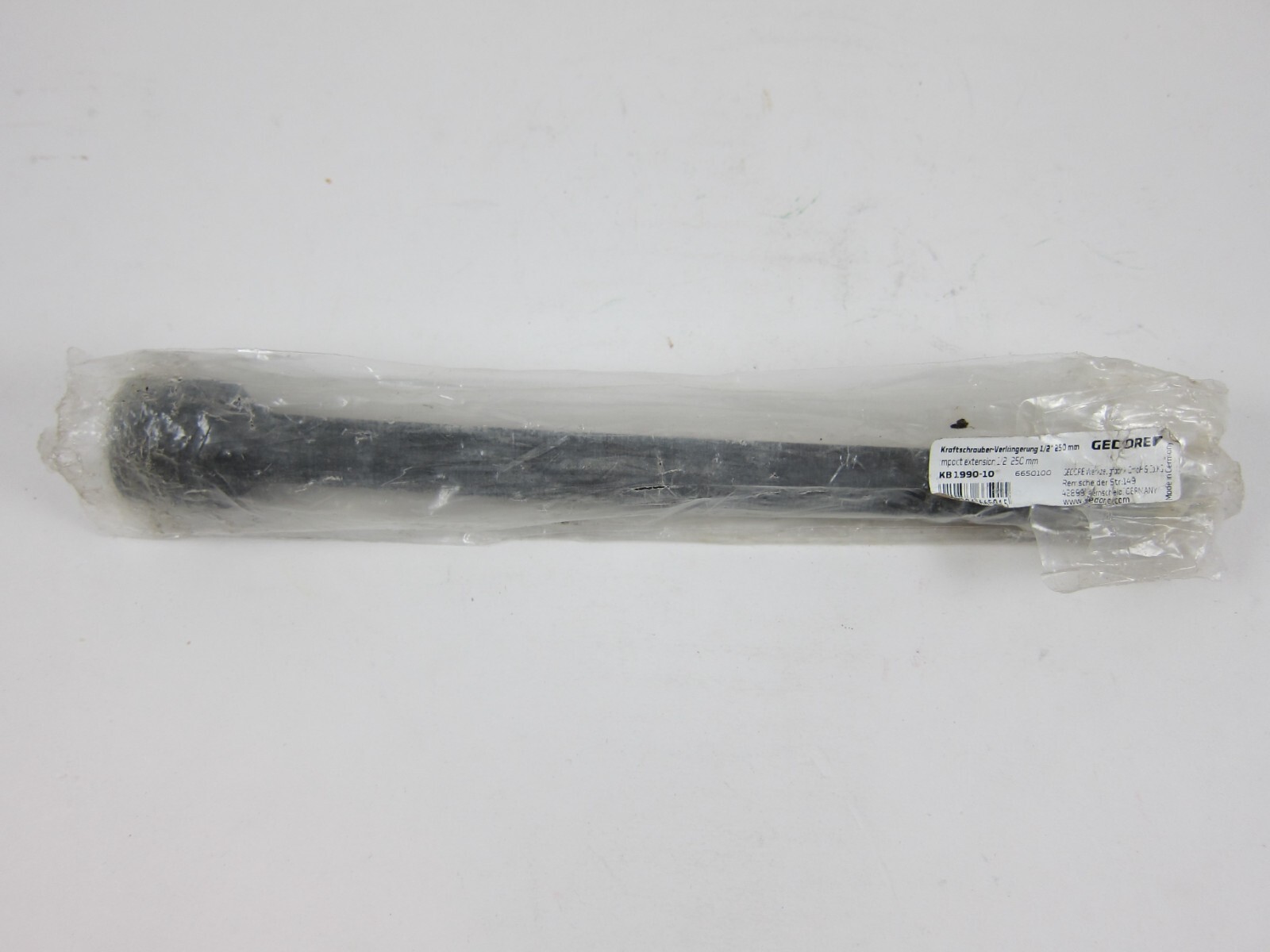 Gedore 1/2″ Drive Pin Hole Impact Extension 10″ Length KB 1990-10 Germany