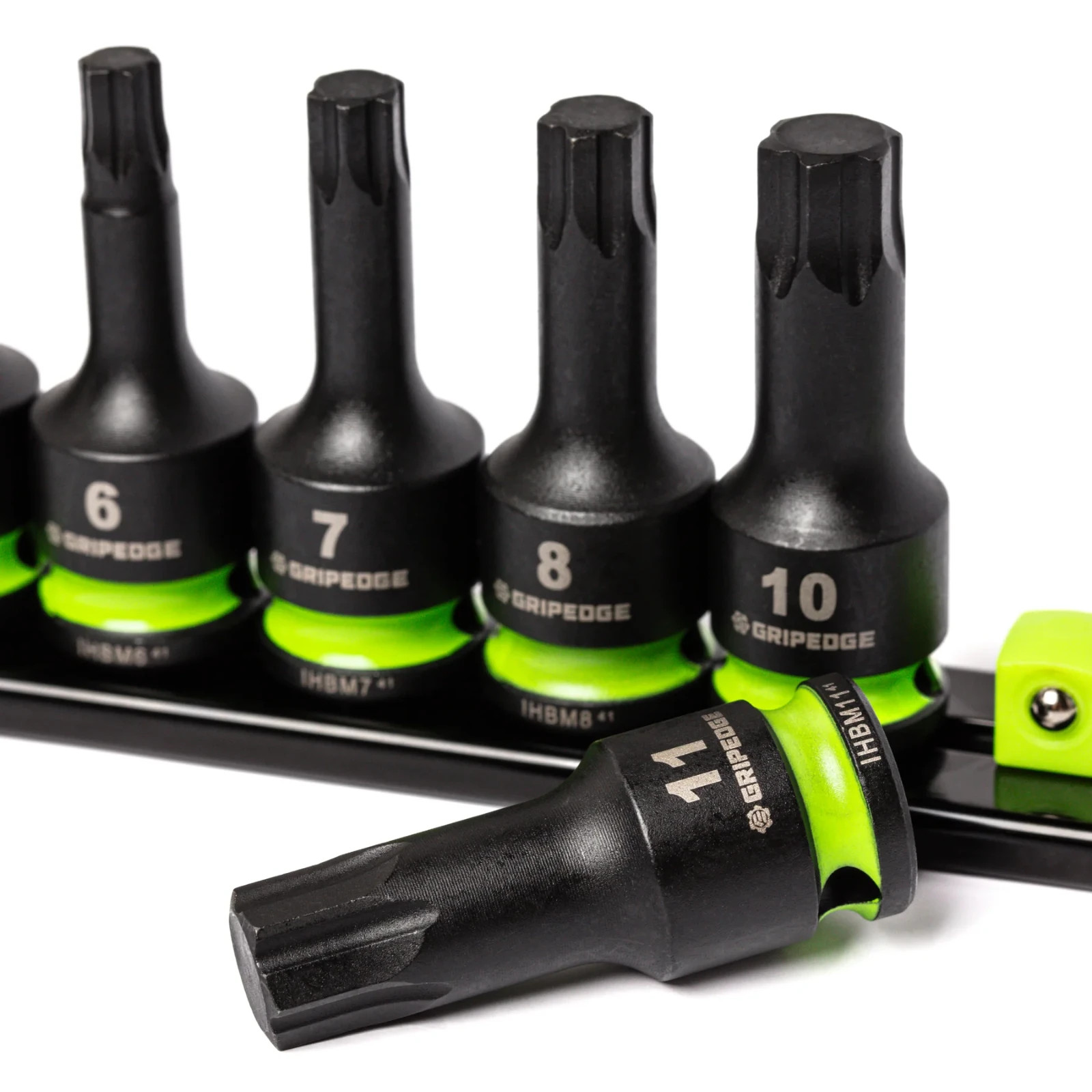 Gripedge RPT Impact Hex Driver Set – 7-Pc 3/8’’ Drive Short Metric | IHBM7S