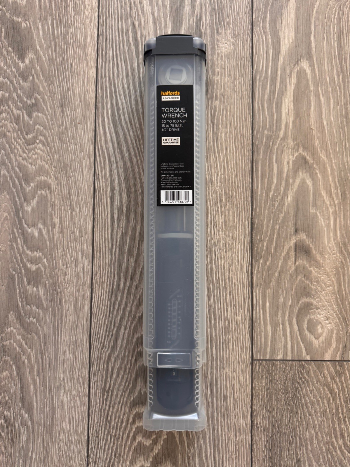 Halfords Advanced Torque wrench 1/2″drive 20 to 100 N.m 15 To 75 lbs.ft