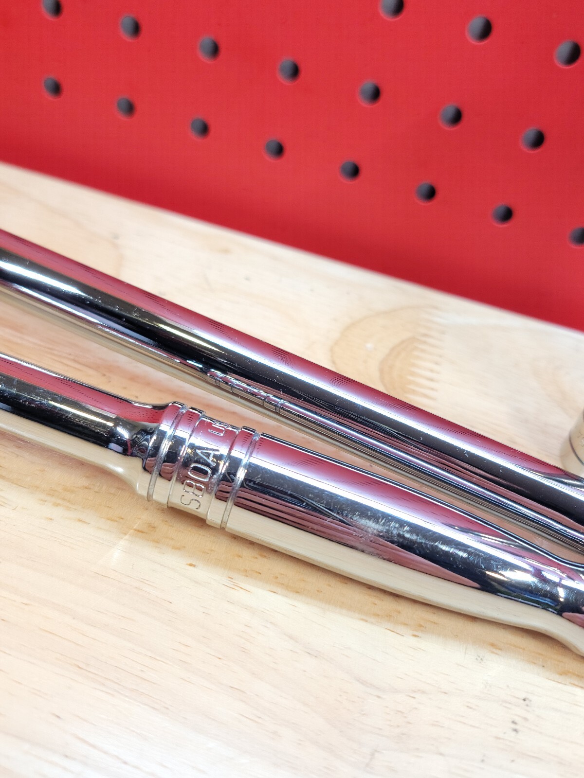 Snap-on Tools NICE S80A 1/2″ Ratchet SN18B 18″ Breaker Bar 5″ + 11″ Extensions
