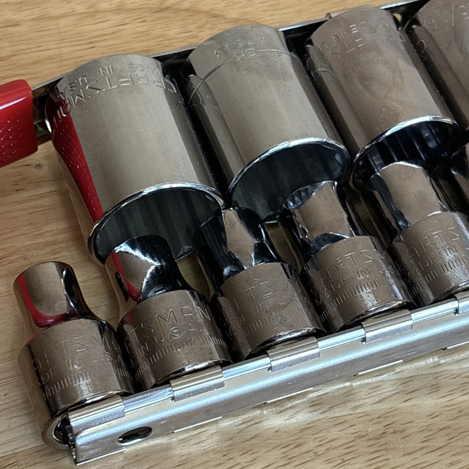 Craftsman Metric & SAE Socket Sets 1/2″ Drive 12 Point G2 Series USA MINT!