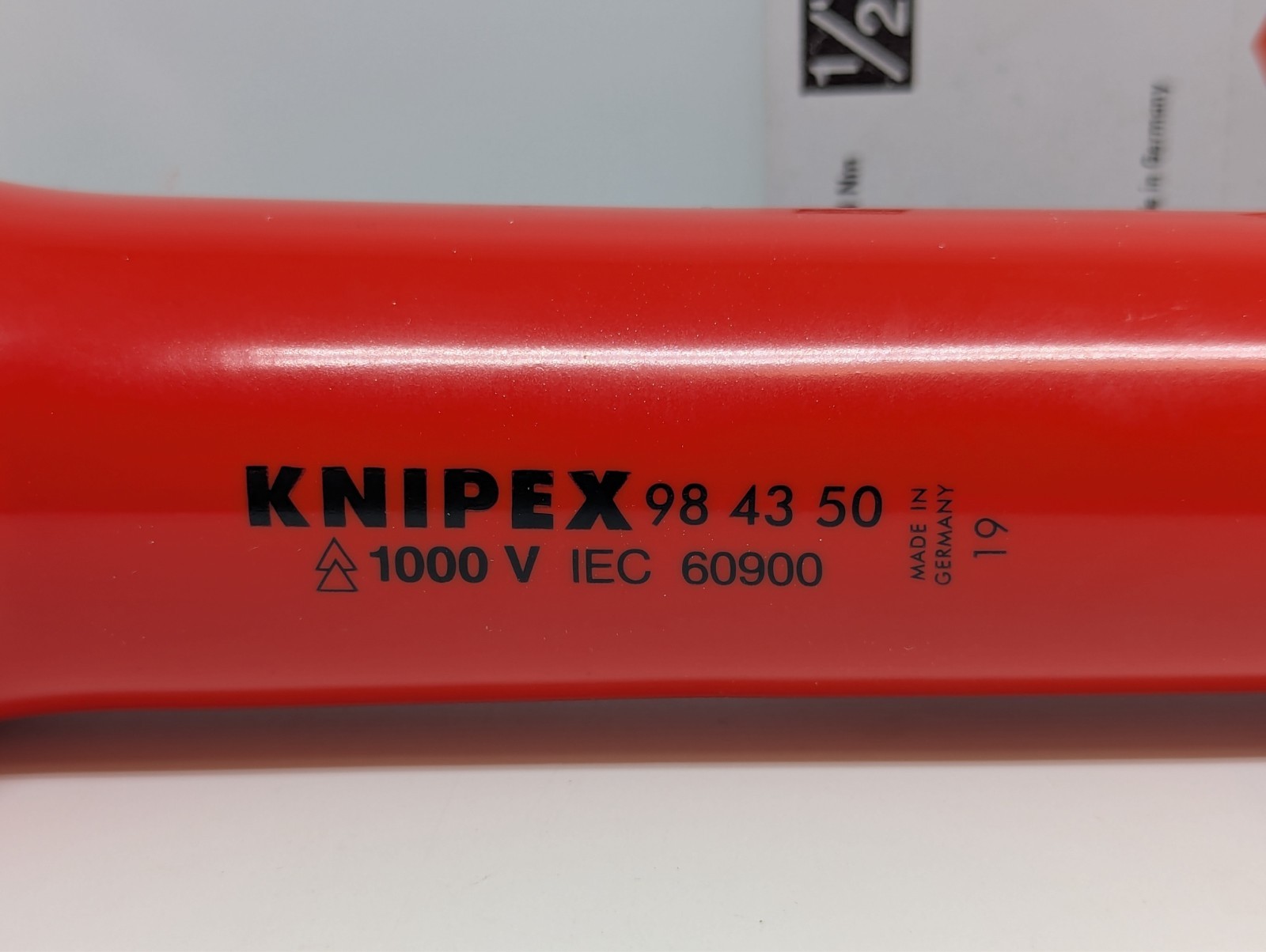Knipex 1/2″ Drive Torque Wrench-1000V Insulated 5-50Nm w/ WIHA sockets *NEW*