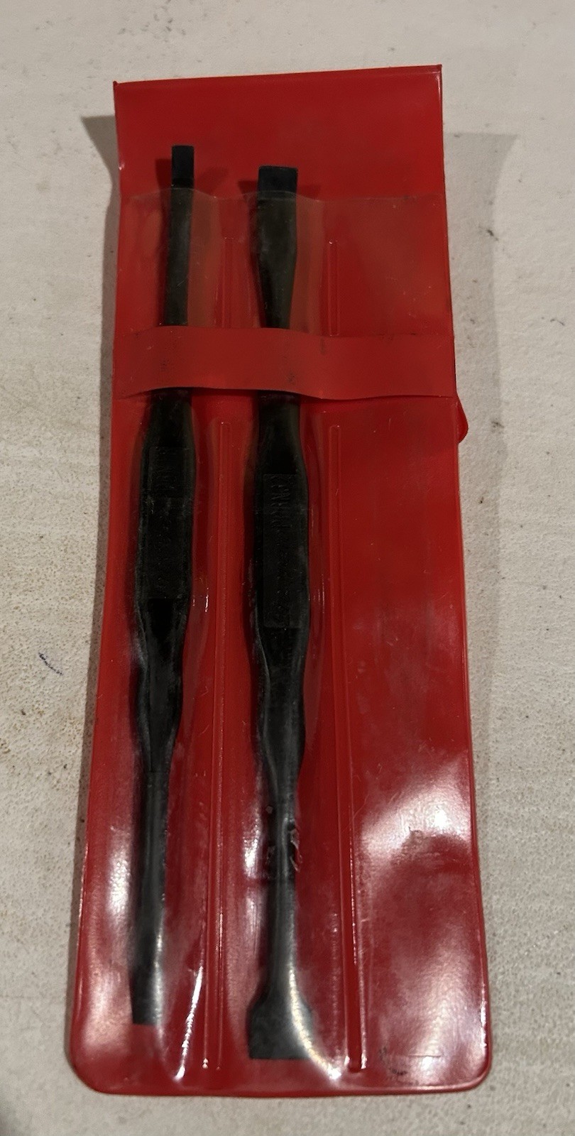NOS. Snap On Tools 3 PC Pry Angled Tip Set PPBN300 *(Missing One Pry Tool)*