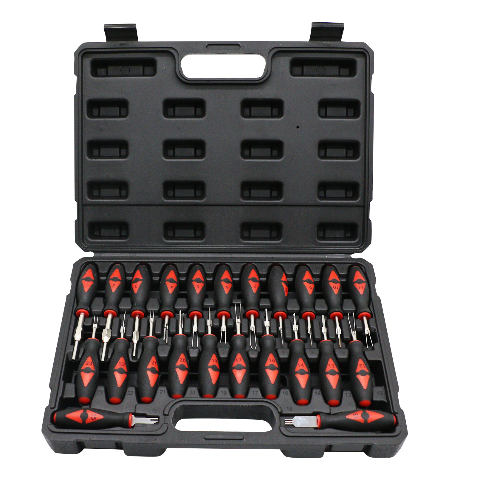 23x Terminal Removal Tool Kit with Stainless Steel Tips, Terminal Ejector Tool
