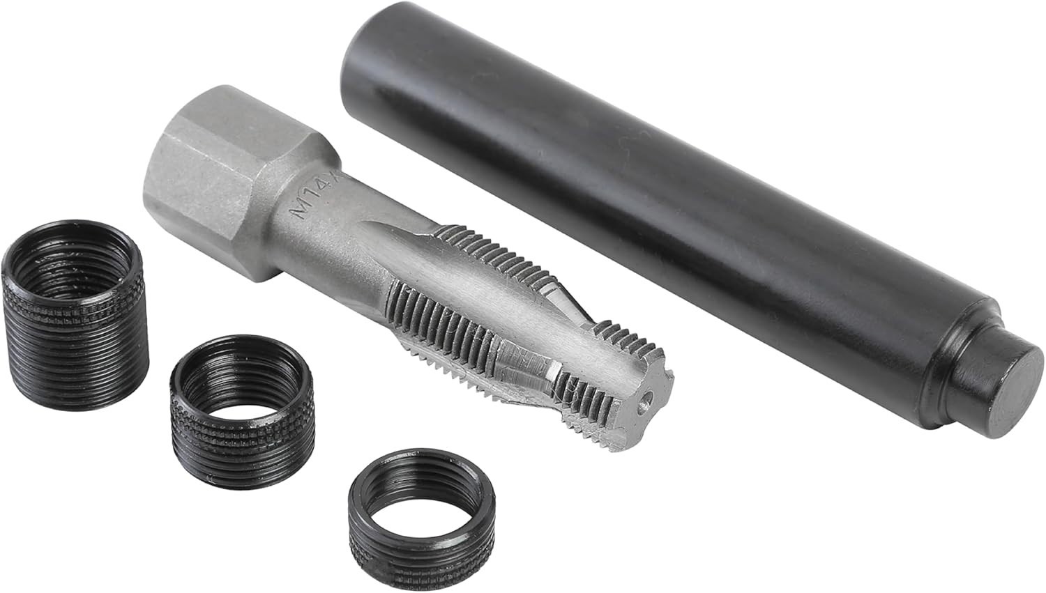 5-Piece Spark Plug Repair Kit with M14-1.25 Reamer & Thread Inserts-Great Value!