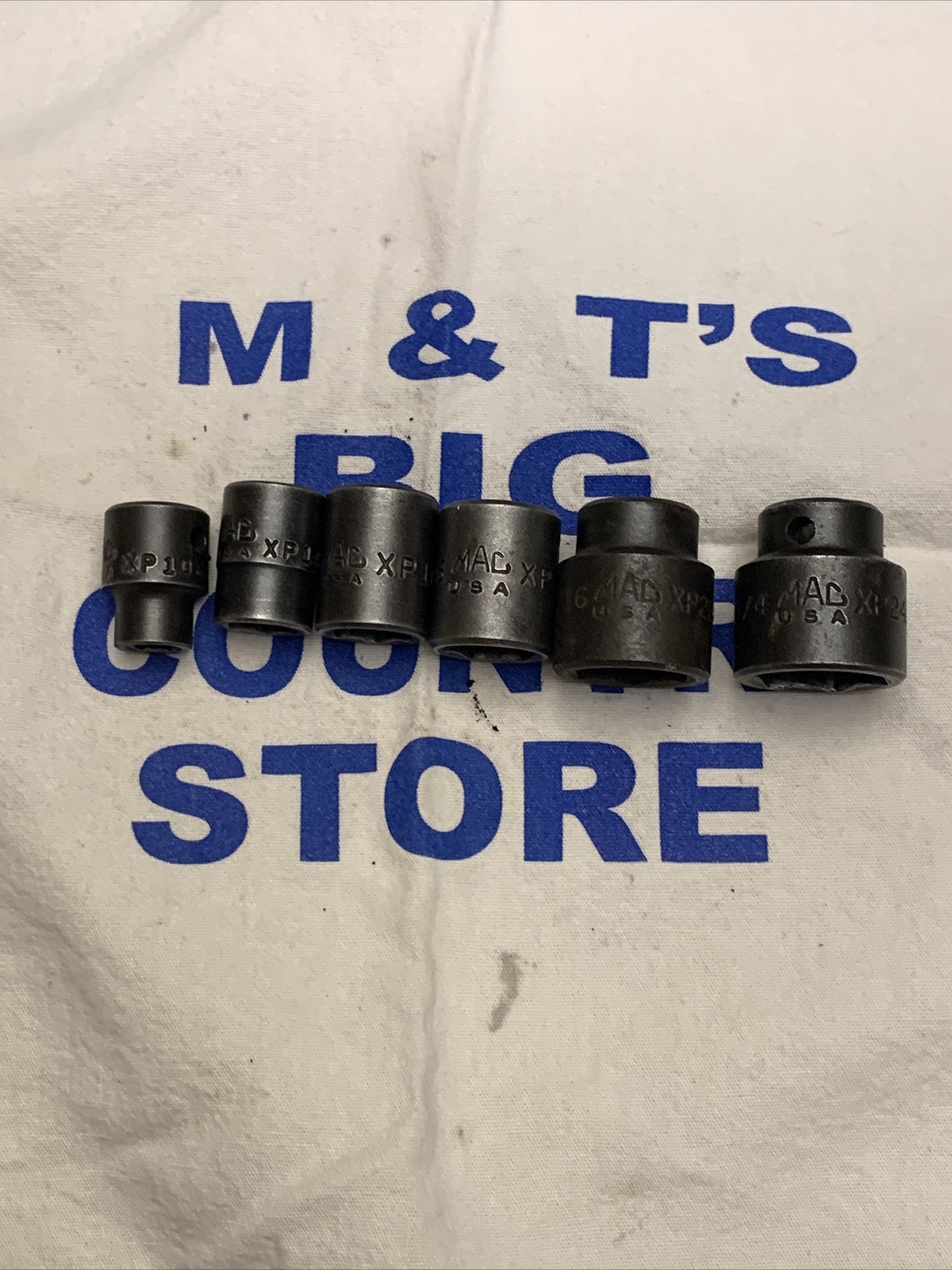 Mac Tools USA 3/8” Drive 6pt 6pc SAE Impact Socket Set XP Series