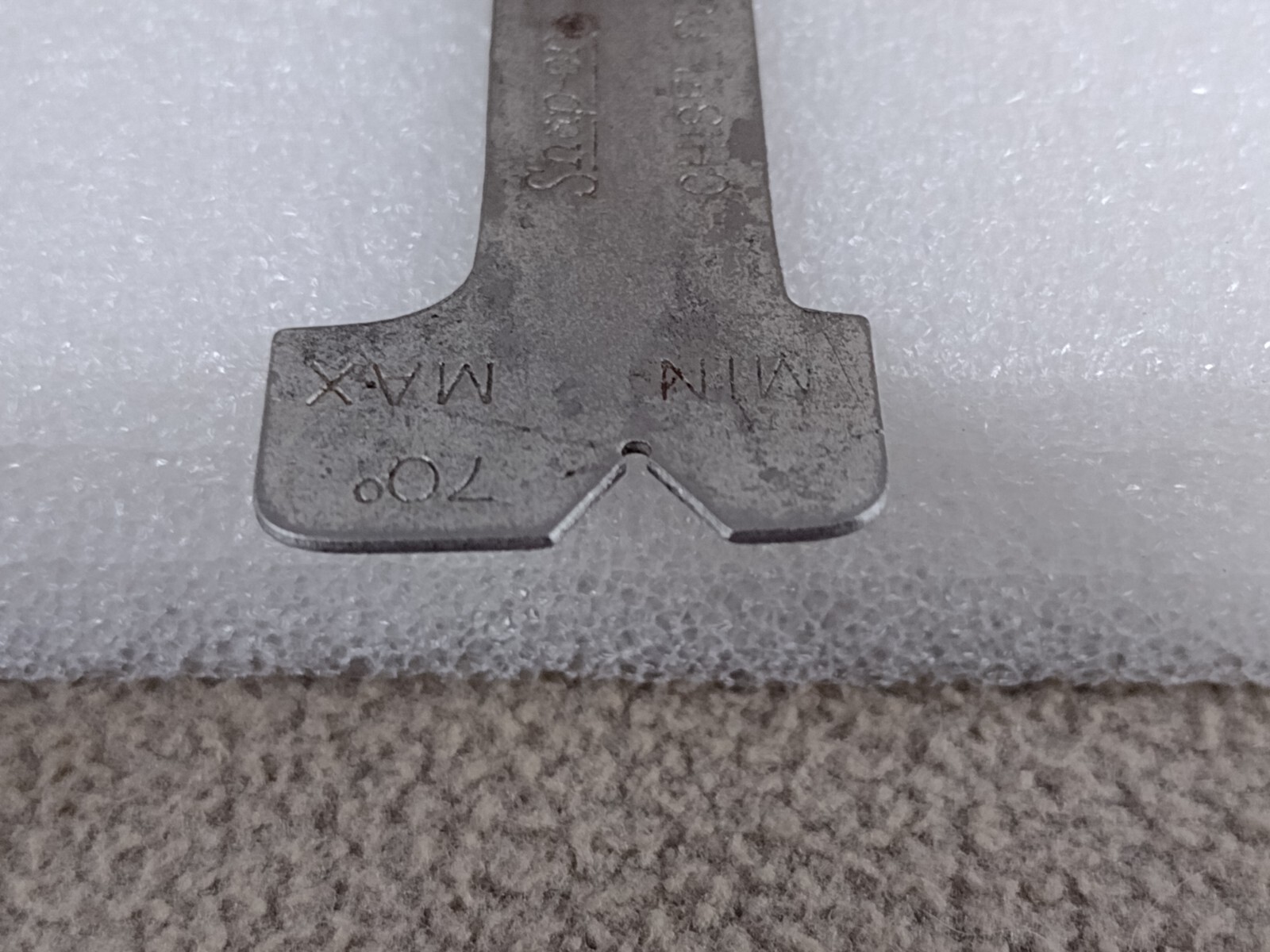 Snap-on Tools PPC-1 Chisel Punch Gage PPC1 70 Degree