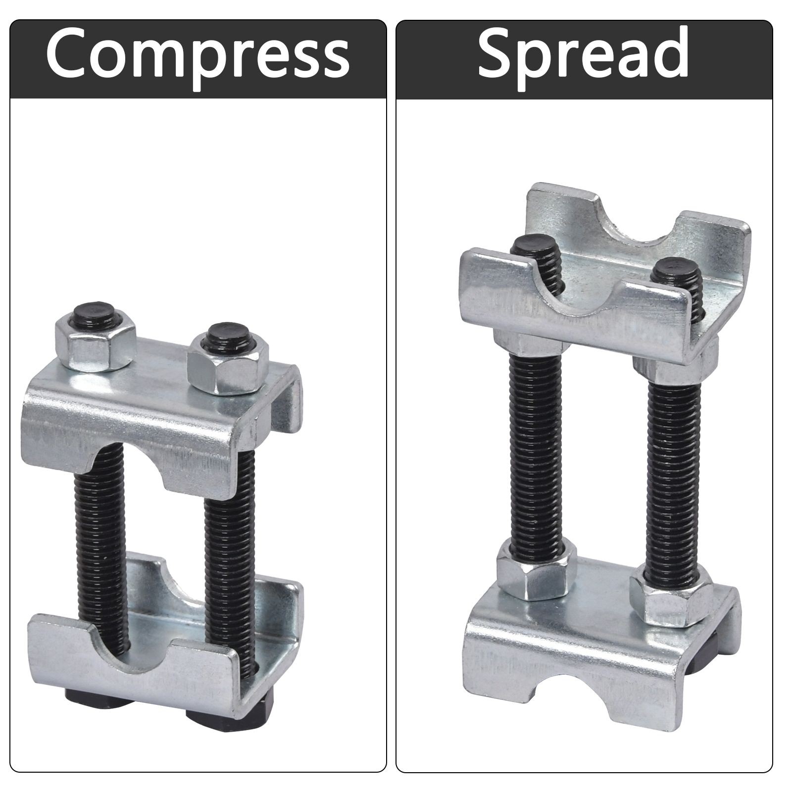 4pcs Mini Coil Spring Compressor Adjustable Spring Struts Shocks Adjuster Tool