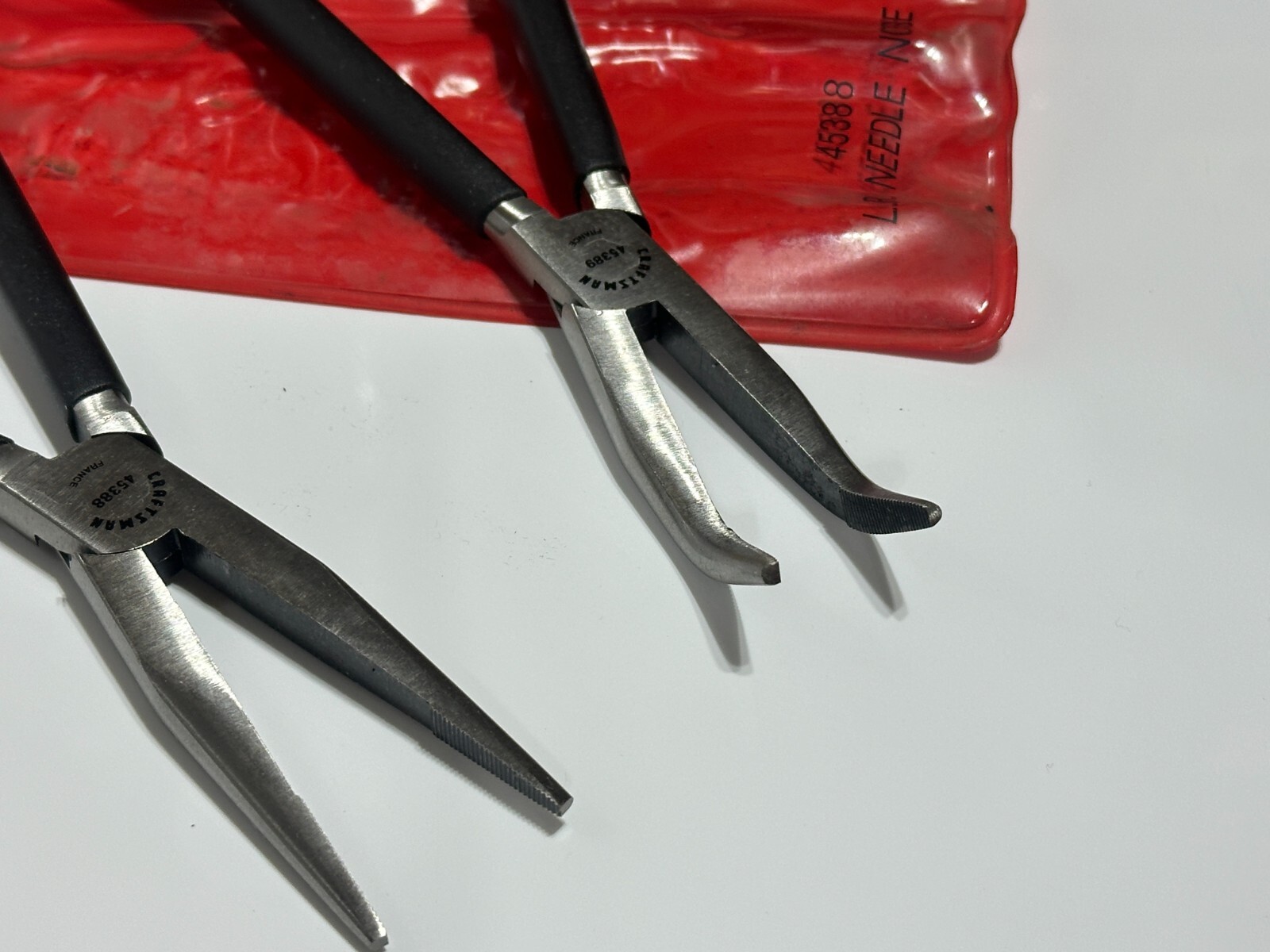 Craftsman Professional 45239 (FRANCE) Rare 2pc Extra Long Needle Nose Plier Set