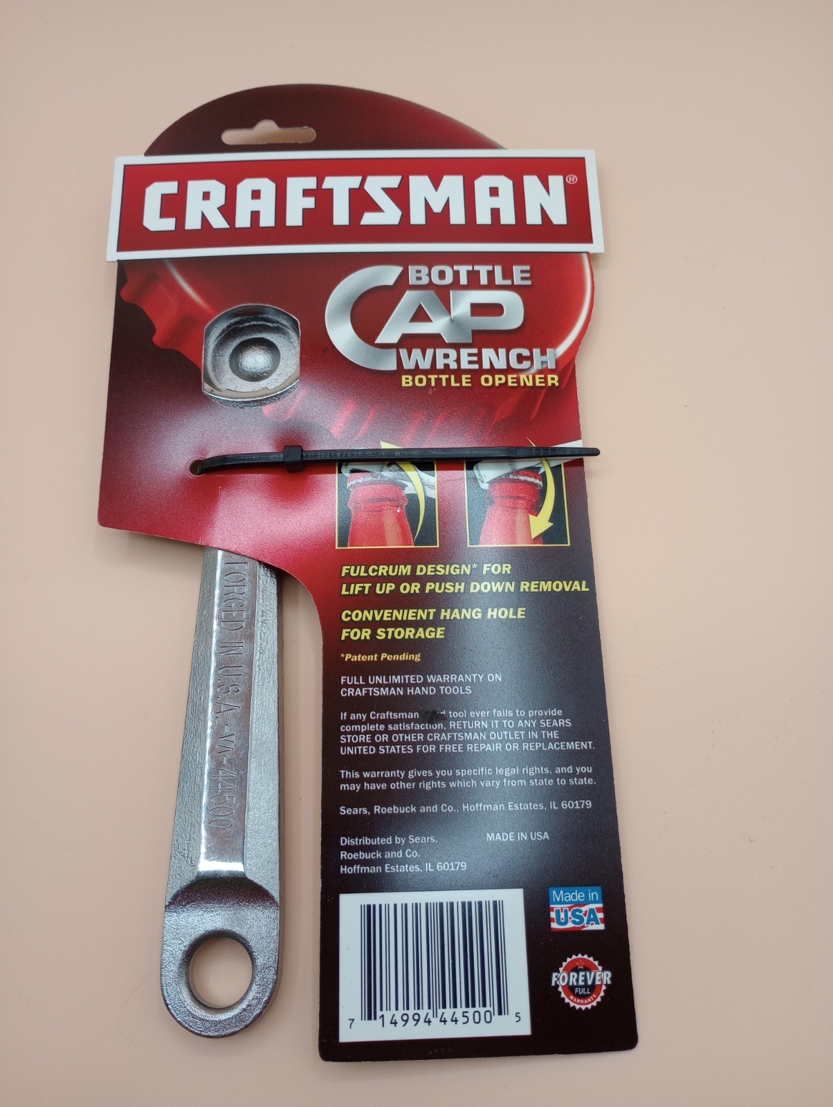 MADE IN USA | CRAFTSMAN Bottle Opener Wrench | Sears OEM Part #44500