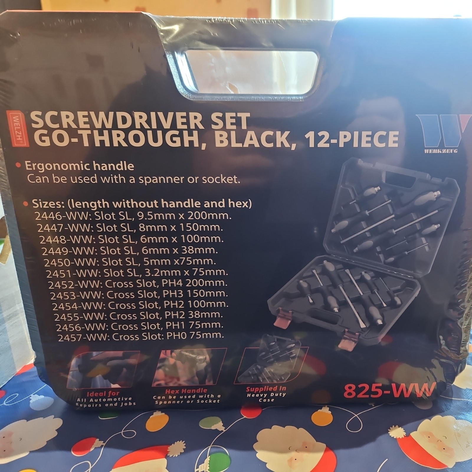 Welzh Werkzeug Screwdriver Set 12pc Go Through Ergonomical Handles PROFESSIONAL