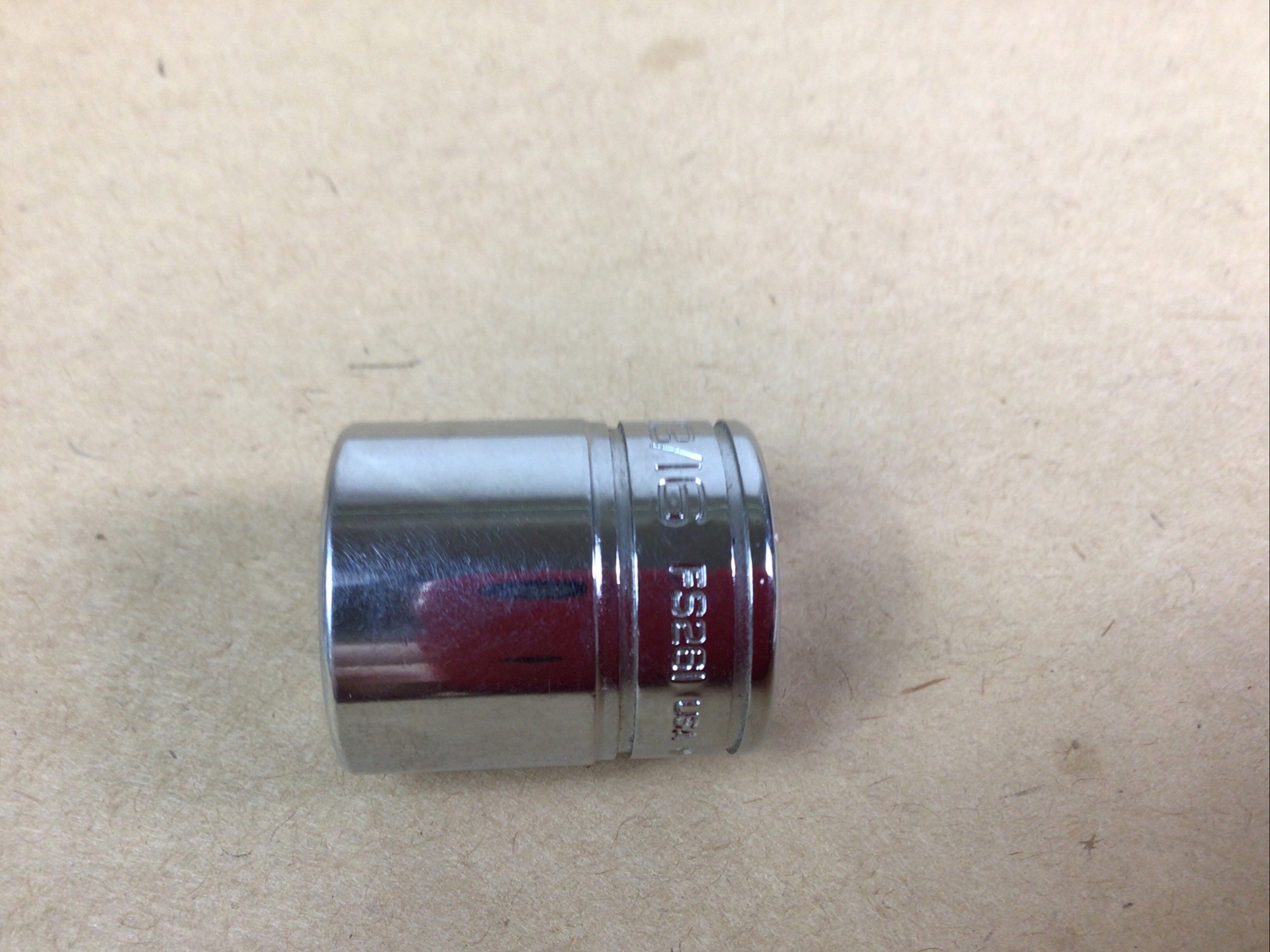 Snap-on Tools Canada *NEW* 3/8 Drive 13/16″ SAE 6pt Shallow Chrome Socket FS261