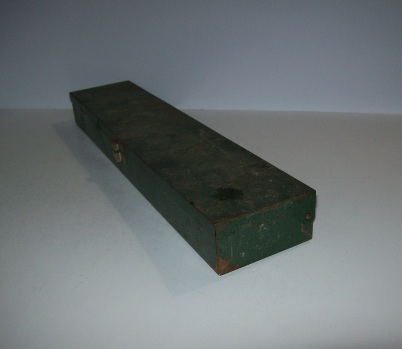 EMPTY Vintage S-K Tools 1/2″ Dr Green Metal Socket Set 4116-80 Case Box