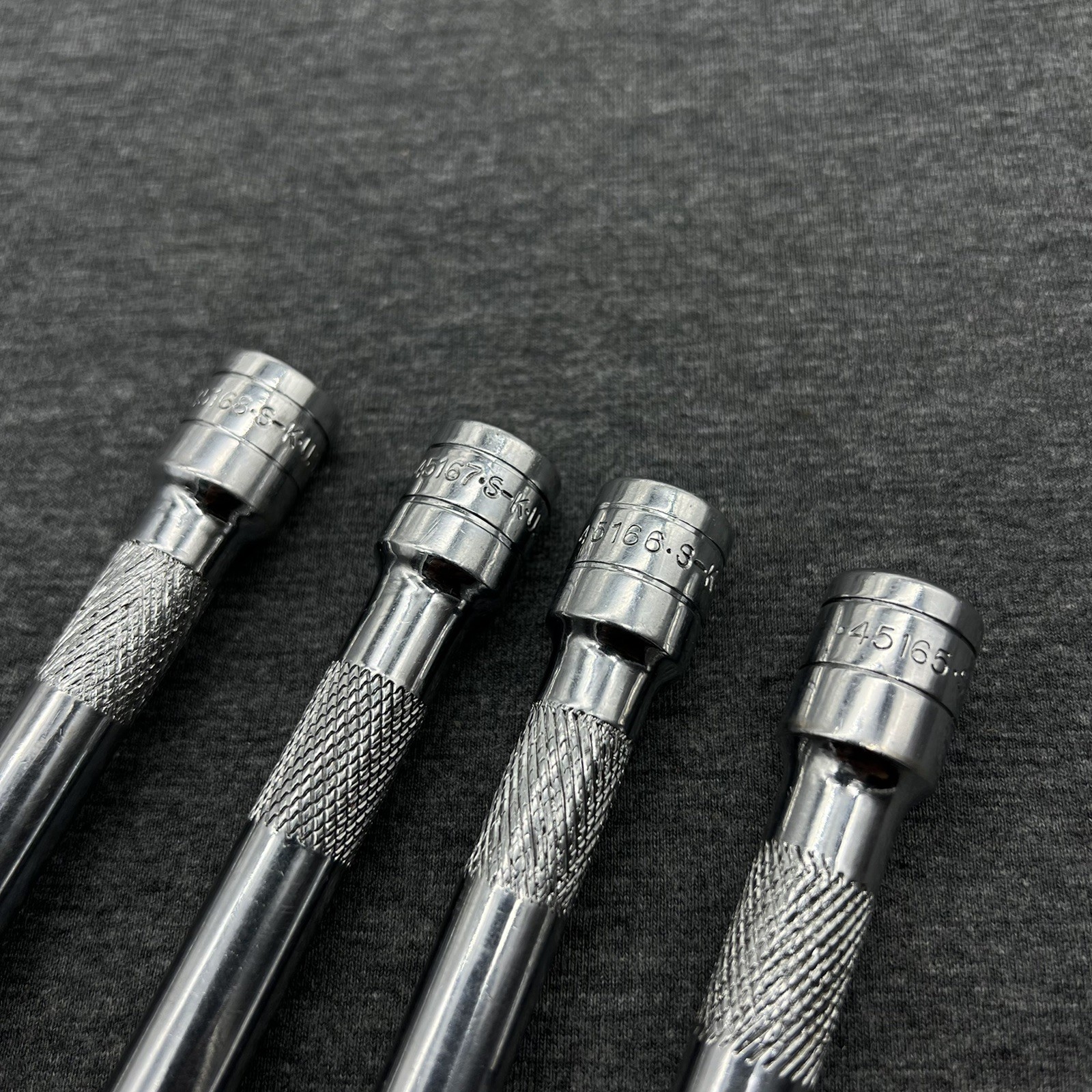 S-K Tools 4 Piece 3/8” Drive Wobble Extension Set 4524 USA