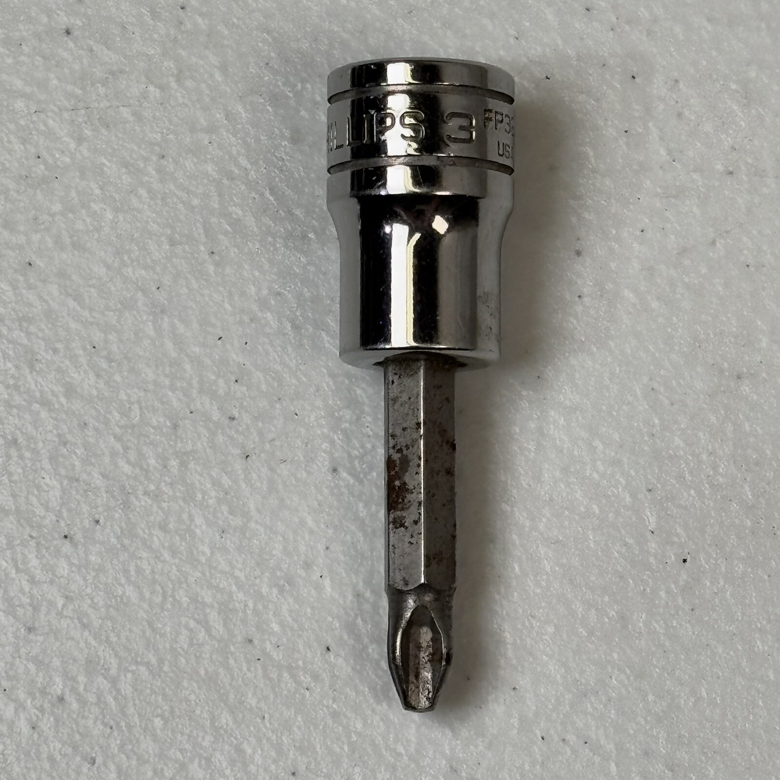 Snap-on 3/8″ Drive #3 Phillips Standard Bit Socket Driver FP32E