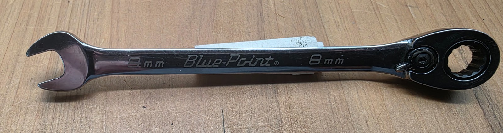 Blue Point Reversible Ratcheting Combination Wrench Metric 8mm-17mm & 1/2″