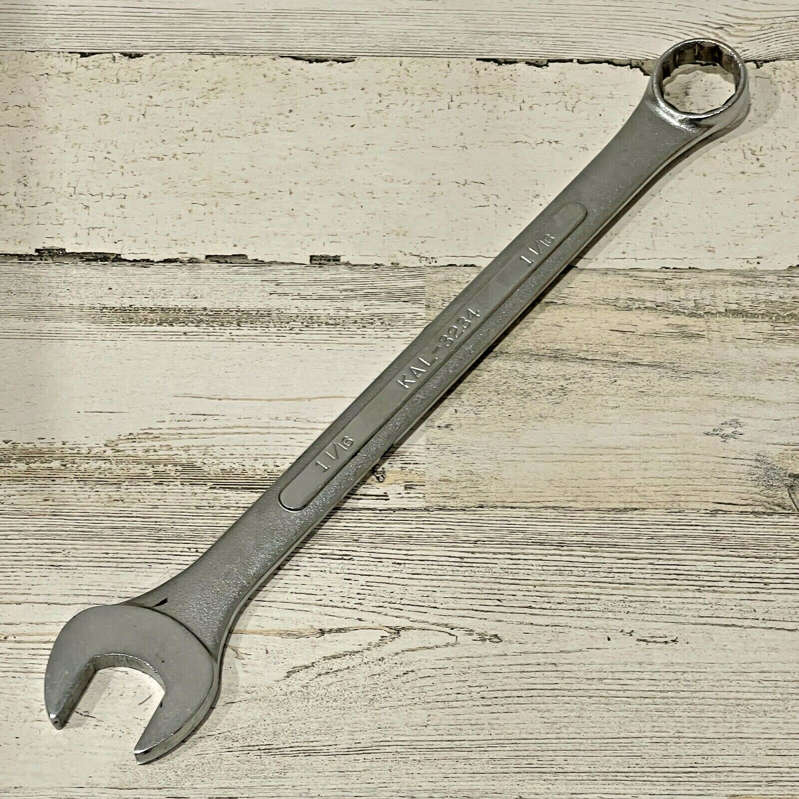 KAL Combination Wrench 1 1/16″ Forged Alloy Steel 3234 Heavy Chrome 1-1/16″ SAE