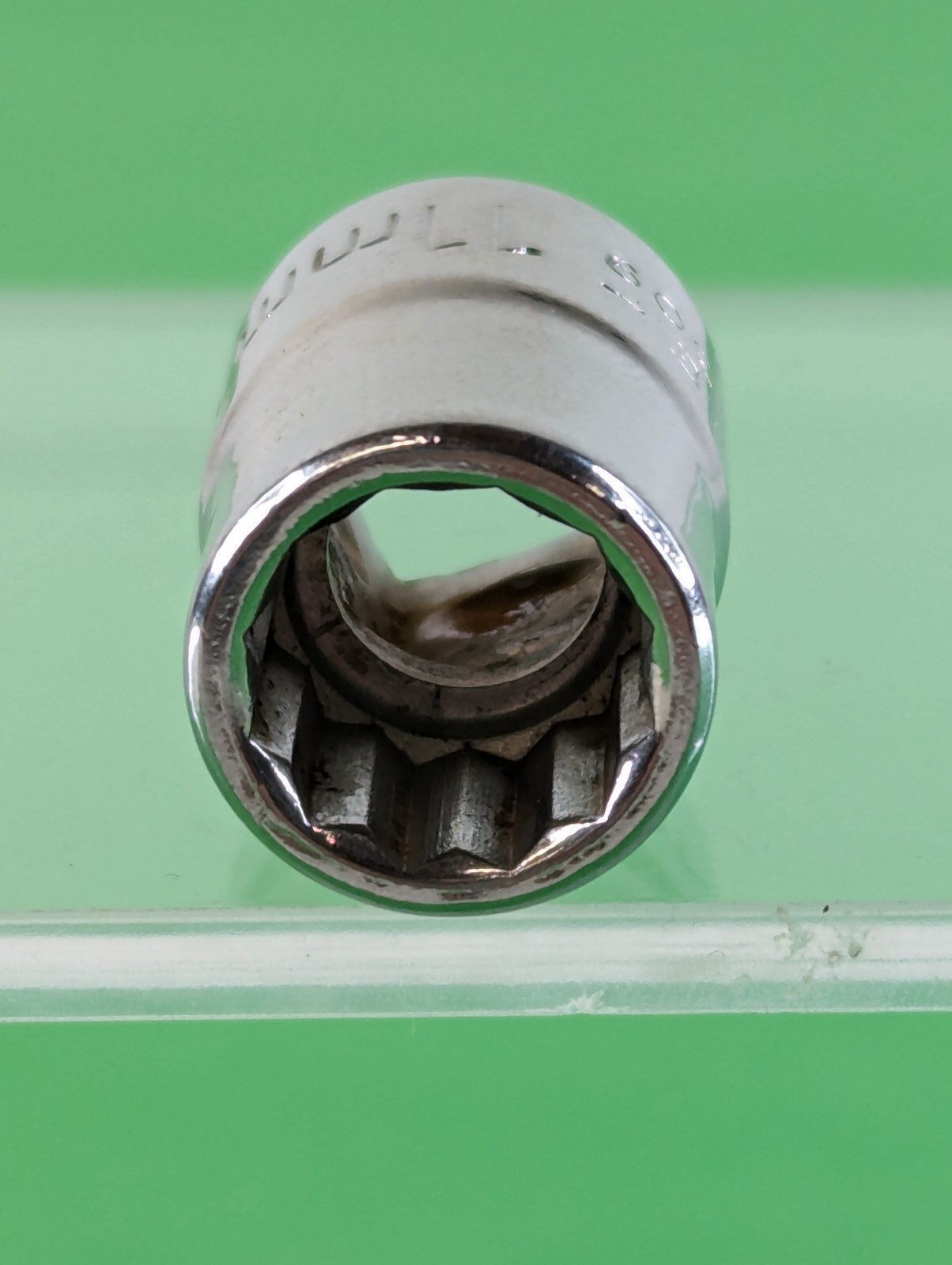 Craftsman USA 3/8in Drive 11mm Socket 12 Point Shallow Chrome Vintage 44309