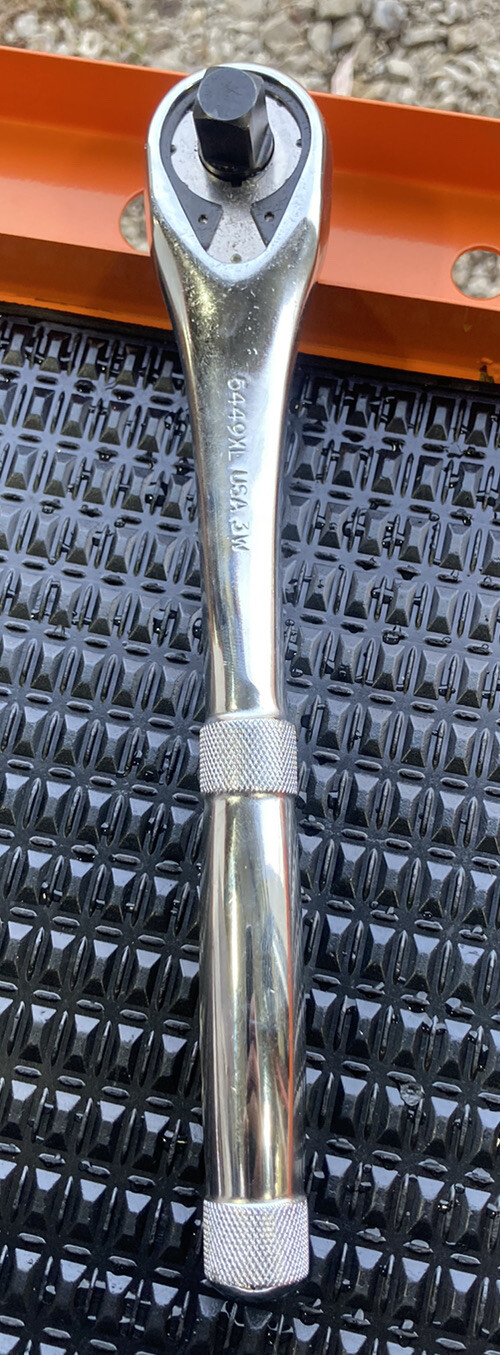 Proto 1/2” Drive Pear Head Ratchet J5449XL Chrome NEW