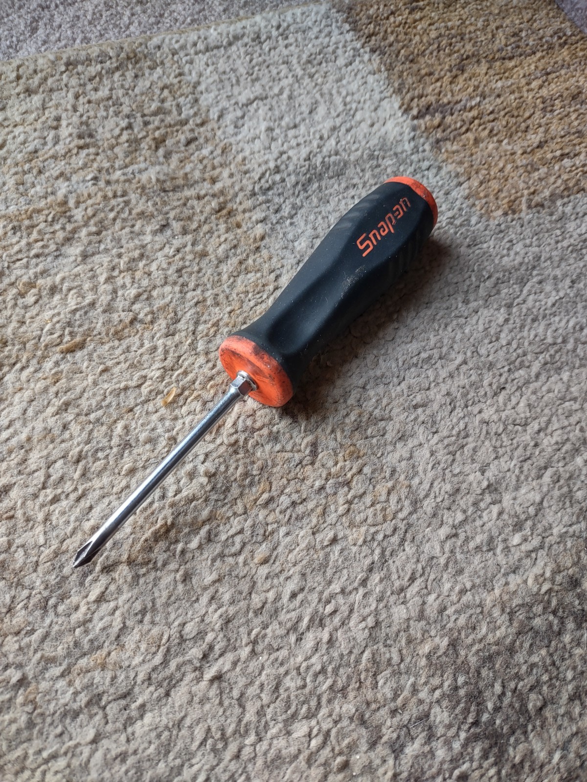 Snap-On Tools SDDP31IRA # 1 Phillips Screwdriver Soft Grip Hardened Tip 7″Long