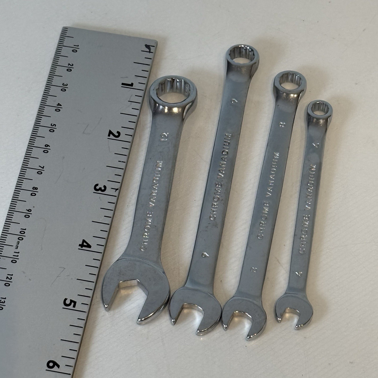 Hyper Tough Wrenches Open Box Combination Mixed Lot Sizes SAE Metric 11 Pieces