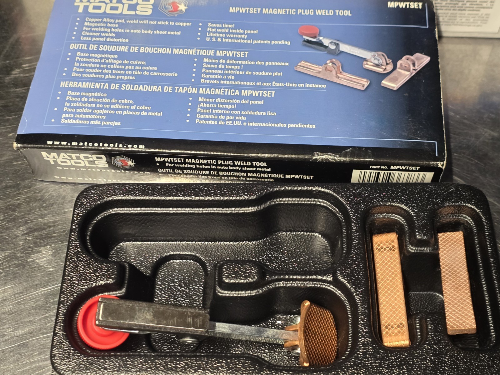 MATCO TOOLS!! PLUG WELD TOOL SET. MPWTSET. BRAND NEW!!