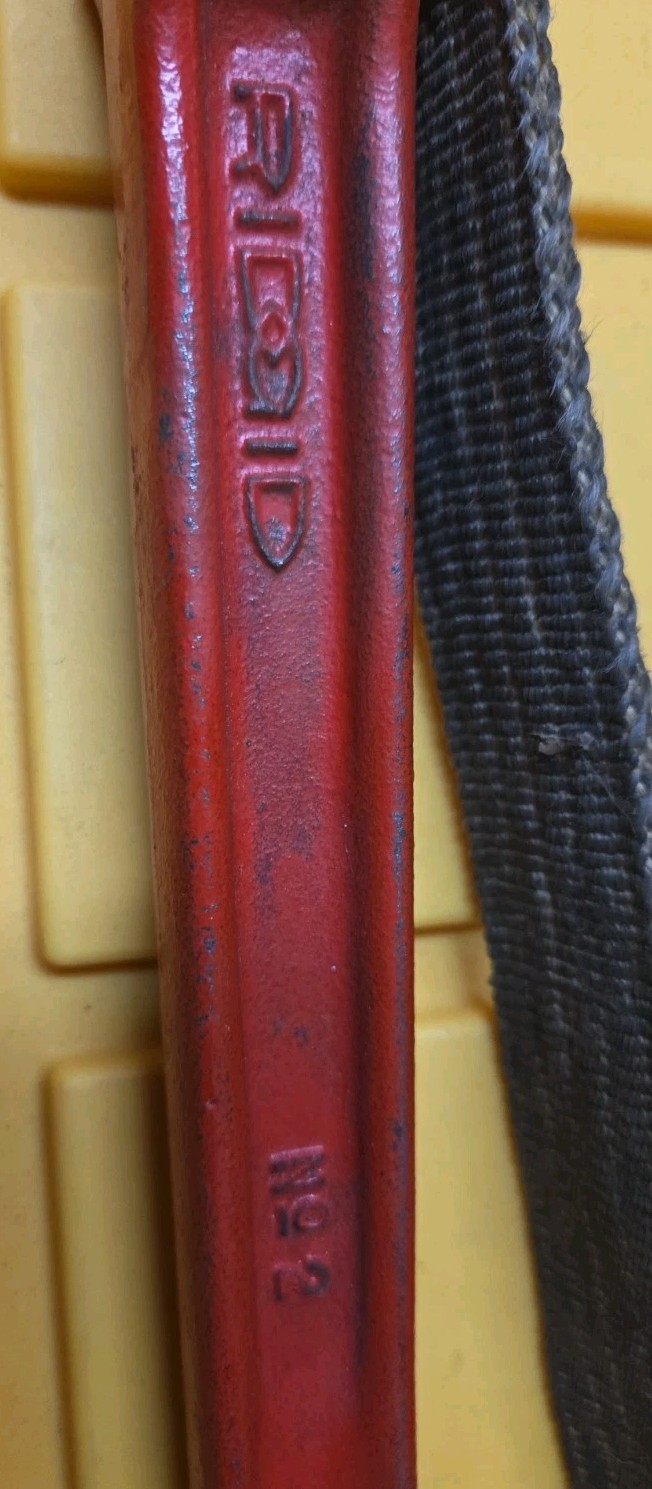 Rigid Tools #2 Strap Wrench, 16 Inch Strap, Good Condition