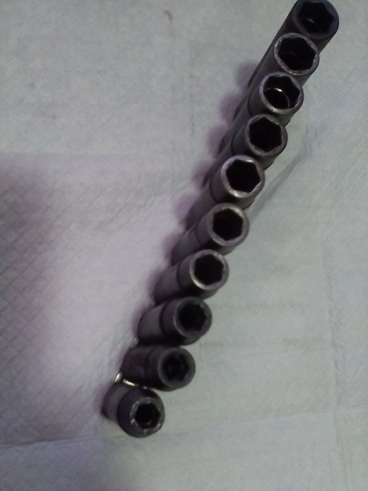 SNAP ON DEEP IMPACT SOCKET SET 10MM-19MM 1/2 DRIVE 6POINT