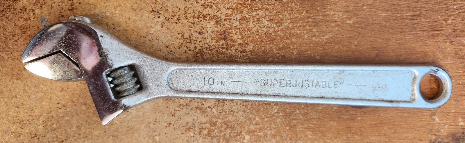 J.H. Williams Super Adjustable 10″ Adjustable Wrench ☆USA☆ — Lot 3732
