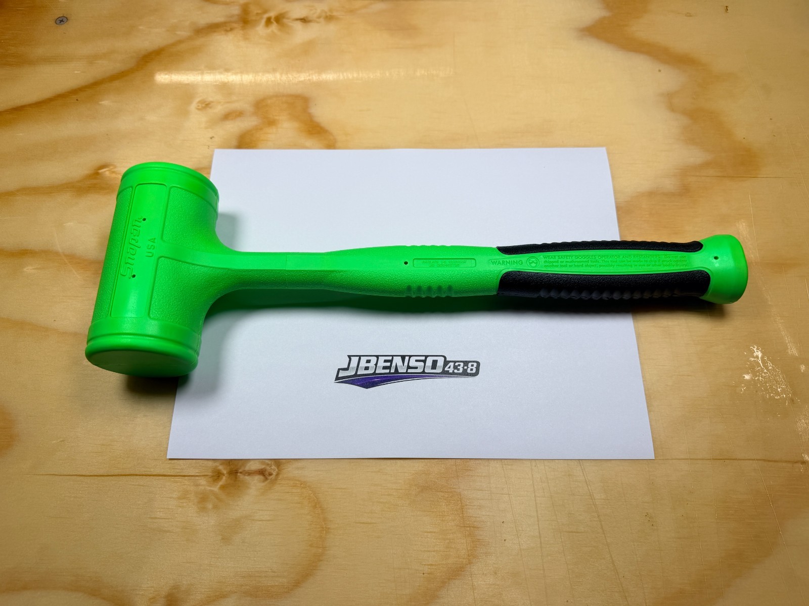 Snap-on Tools USA NEW GREEN 48oz / 1350g Soft Face Dead Blow Hammer HBFE48G