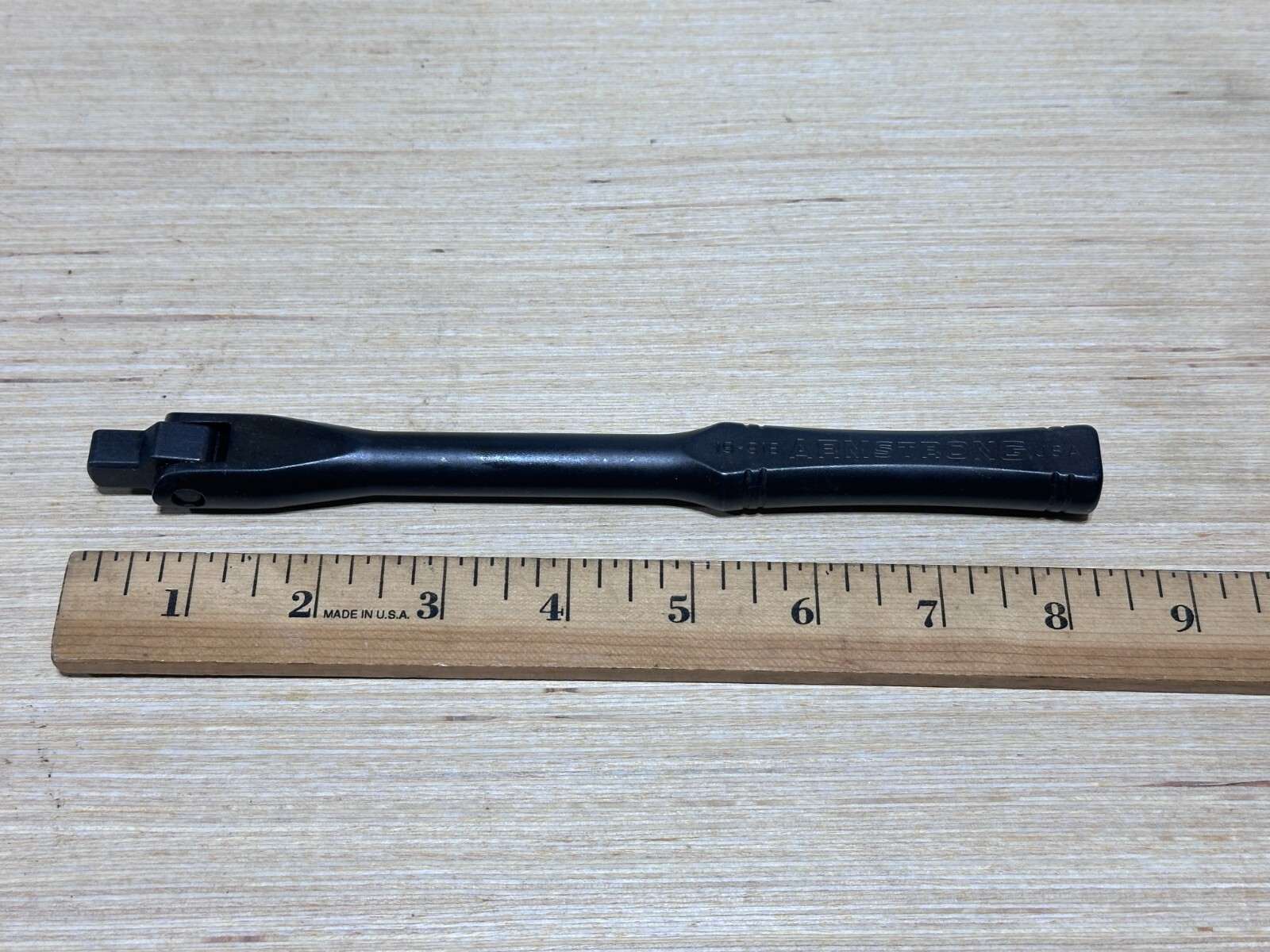 NOS Armstrong Tools USA 19-918 Black Industrial Finish Breaker Bar, 3/8″ Drive