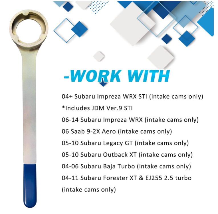 Intake/Exhaust Cam Sprocket Tool Wrench Holder for Subaru AVCS JDM STD