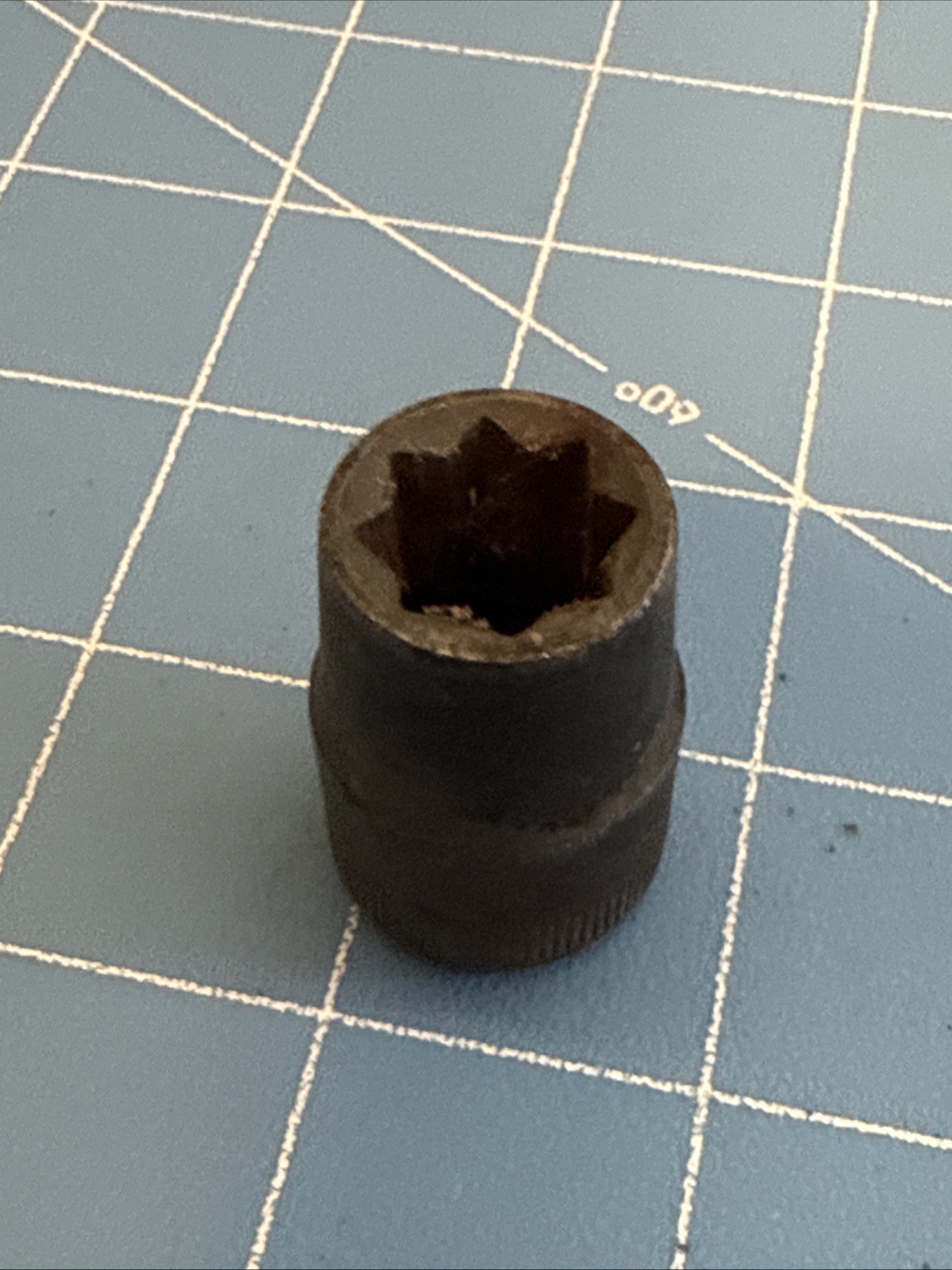Vintage 1942 Snap-on No-414 7/16″, 8pt, 1/2″ Drive Socket, USA