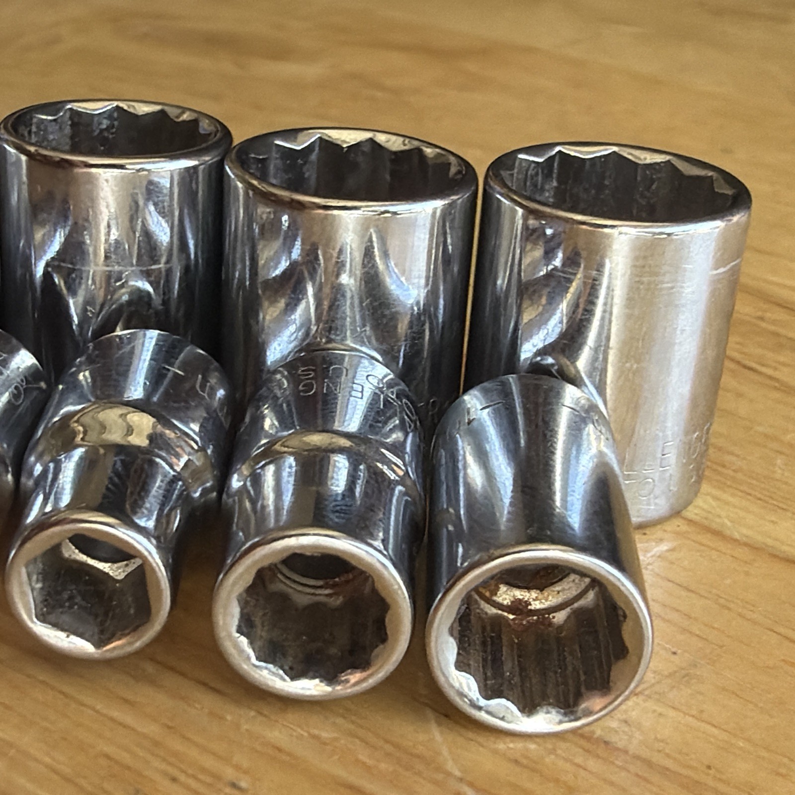 Challenger by Proto Tools Metric Shallow Socket Set 1/4″ Drive 4mm to 13mm USA