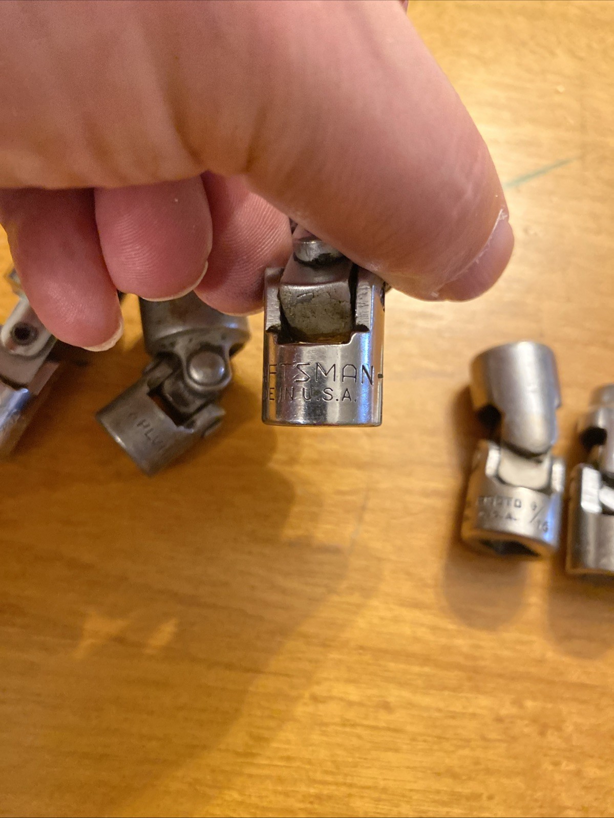 Lot Of Swivel Sockets Craftsman, Proto, Blackhawk All USA Made