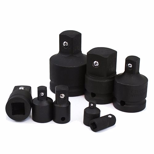 8PC 1/4″ 3/8″ 1/2″ 3/4″ 1″ INCH DR BLACK IMPACT SOCKET ADAPTER REDUCER TOOL SET