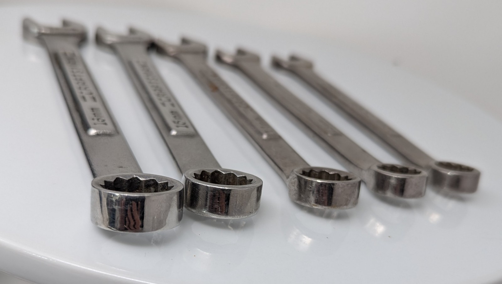 5 Vtg Craftsman Metric Offset Combination Wrench Set 12-16mm 42916-9, 42924