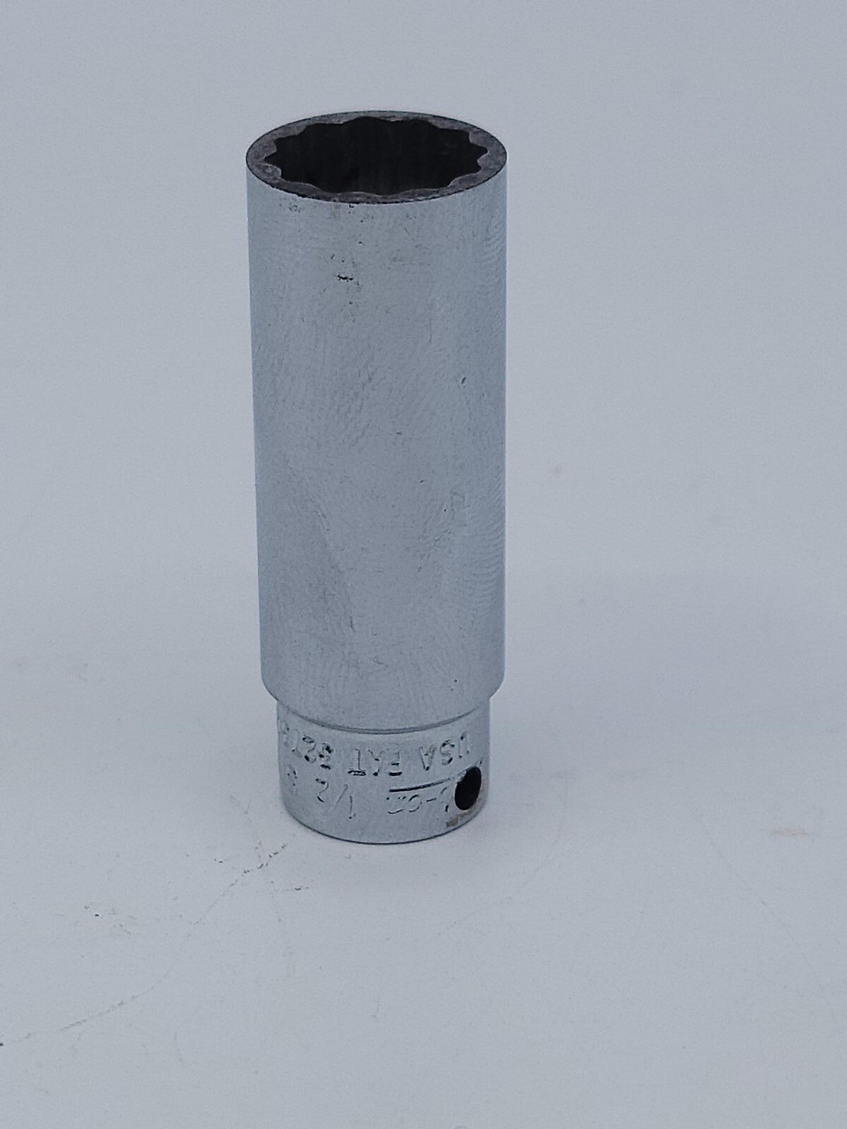 Snap-on Tools USA NEW 1/4″ Drive 1/2″ SAE 12 POINT Deep Chrome Socket STMD16