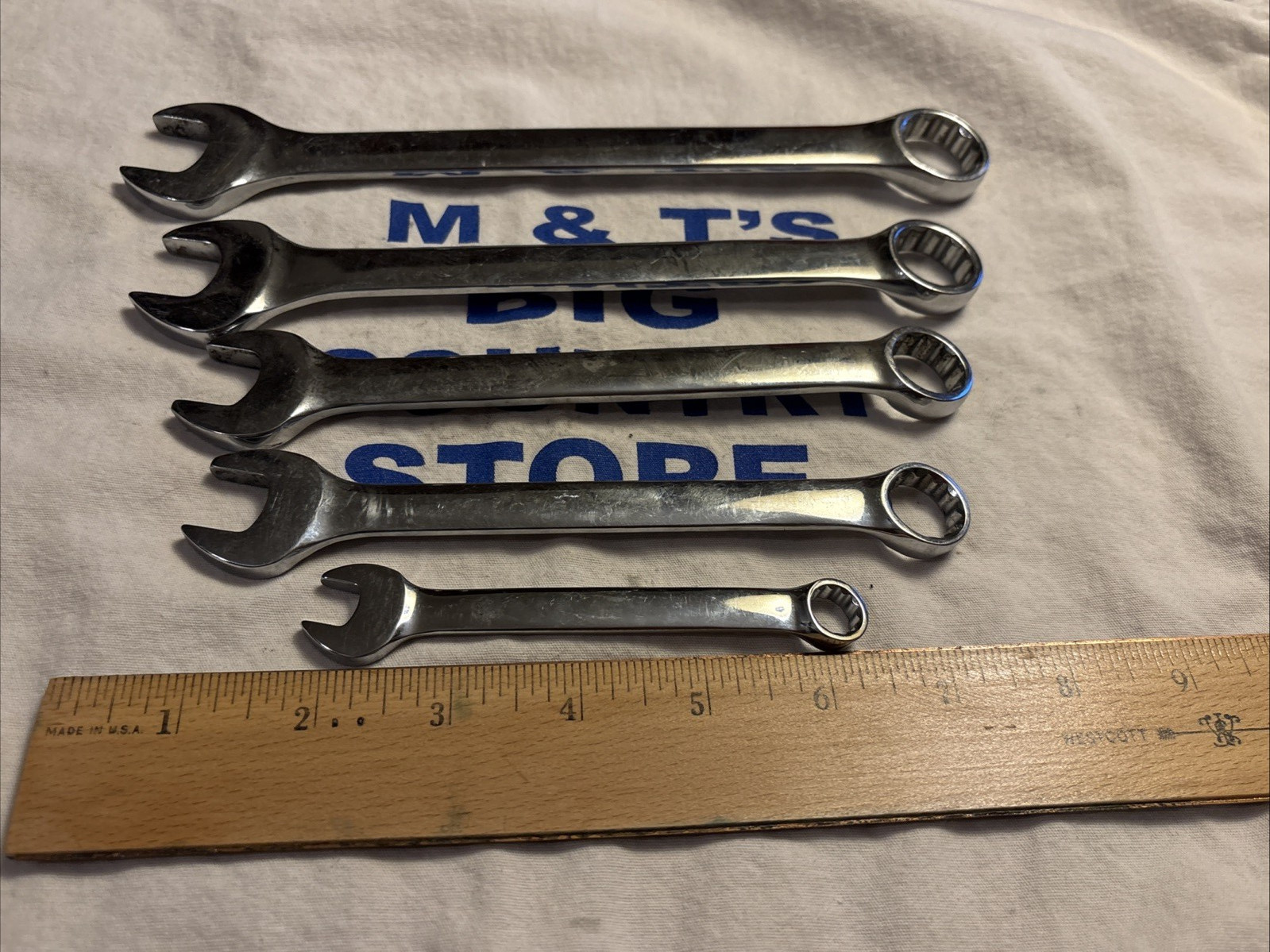 Silver Eagle 5pc SAE 12pt Combination Wrench Set 3/8″ – 3/4″ RC***SEA
