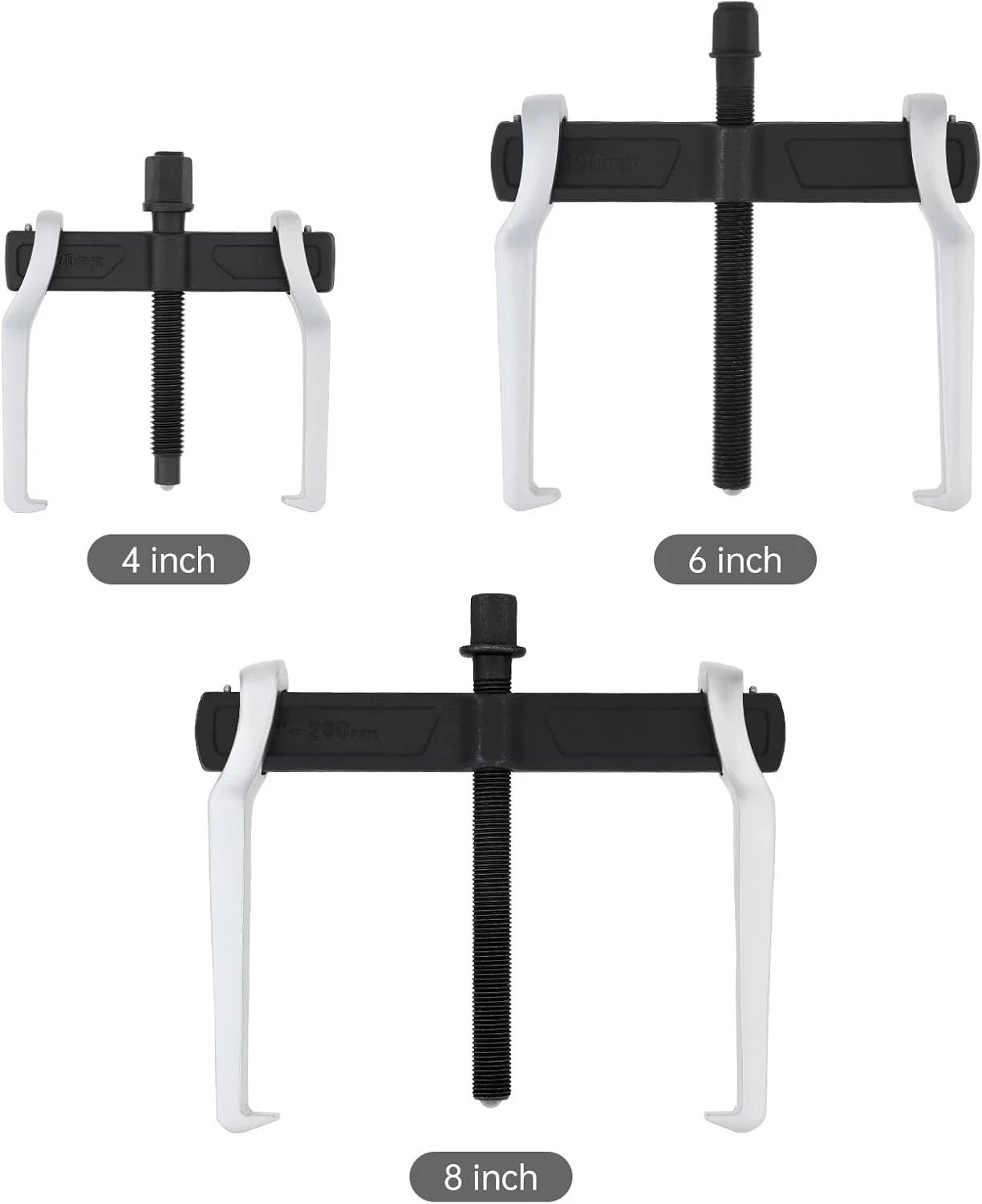 3pcs 2 Jaw Gear Puller Set 4/6/8 Inch, Adjustable Heavy Duty CR-V Reversible …