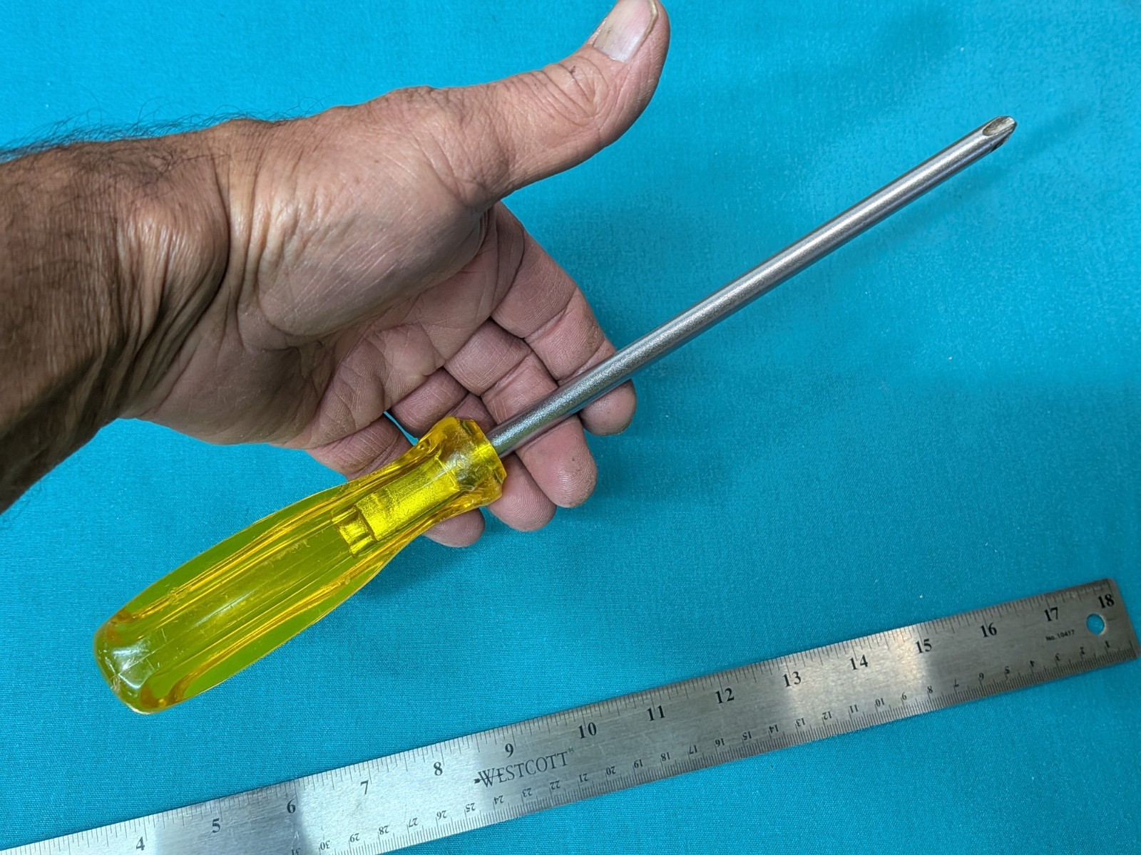 Proto 8″ No. 9688 #4 Philips Head Screw Driver 13″ OAL Made in USA