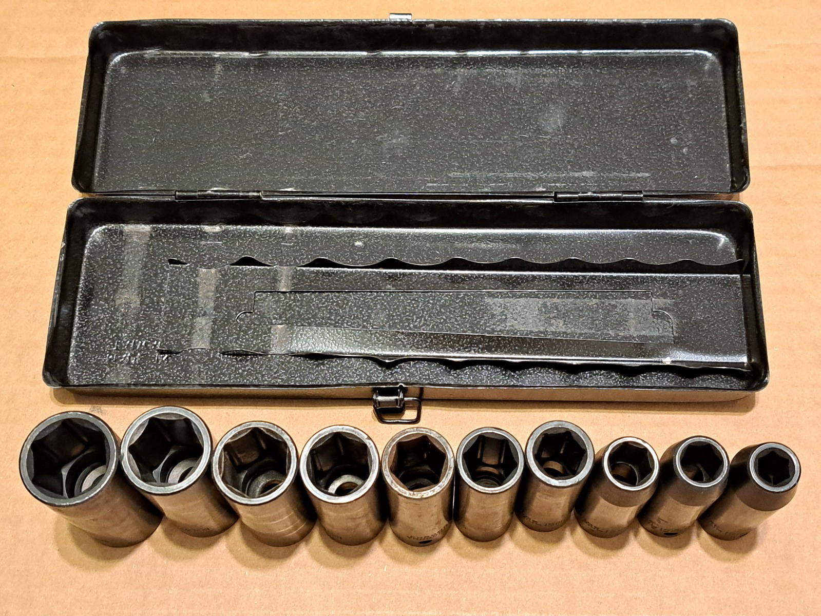 CAMPBELL HAUSFELD 10-24mm DEEP IMPACT SOCKET SET 1/2″ DRIVE 6 POINT 10 24 METRIC